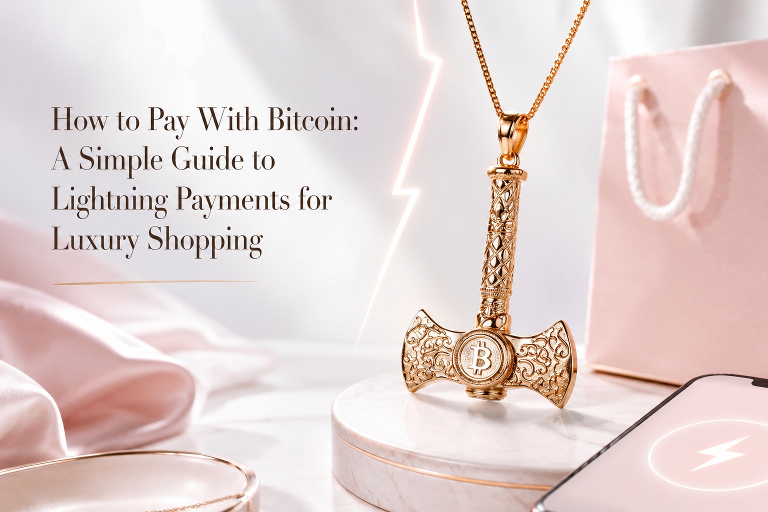How to pay with Bitcoin using Lightning payments for luxury shopping 