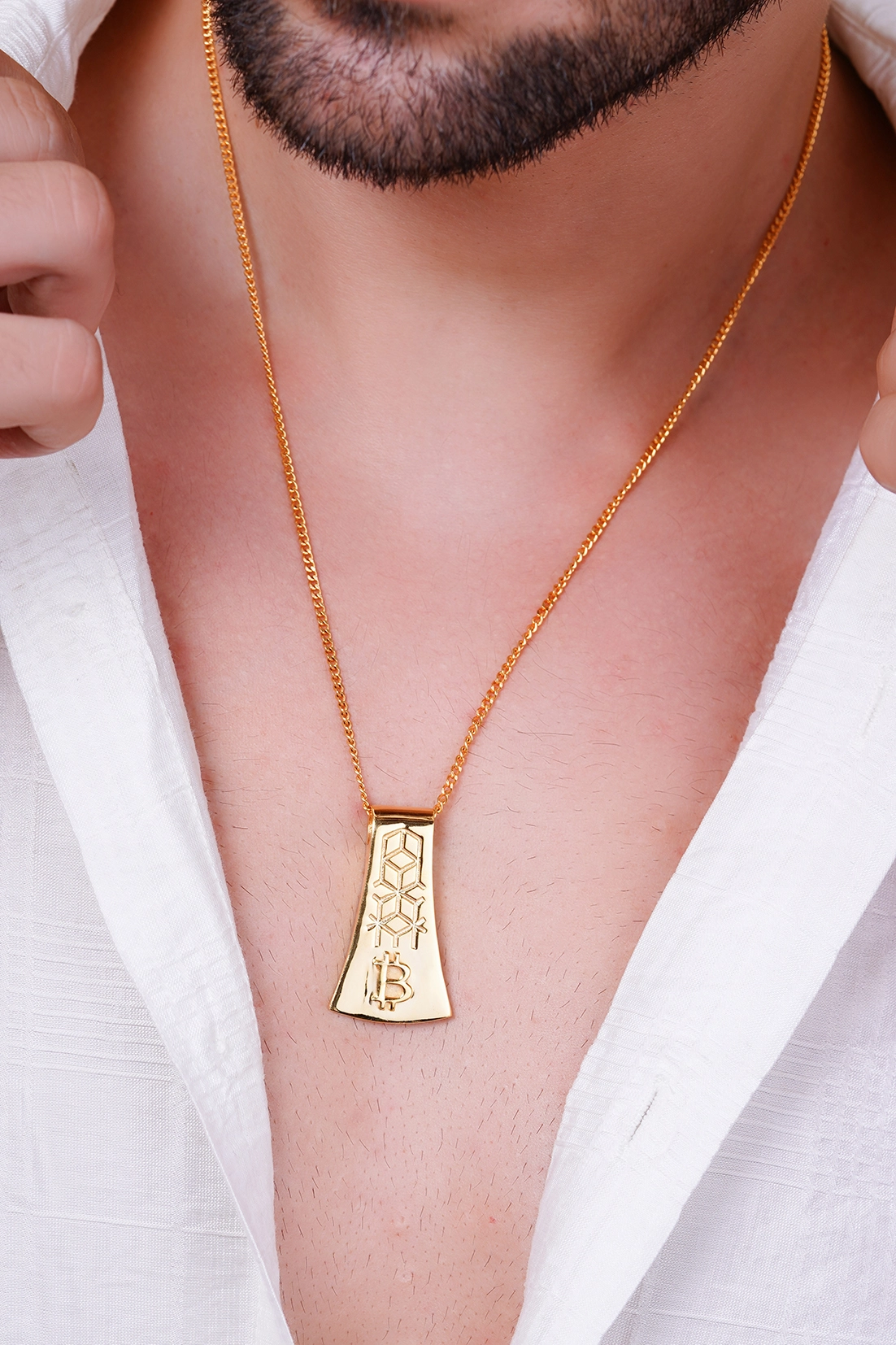 Bitcoin Blade Pendant